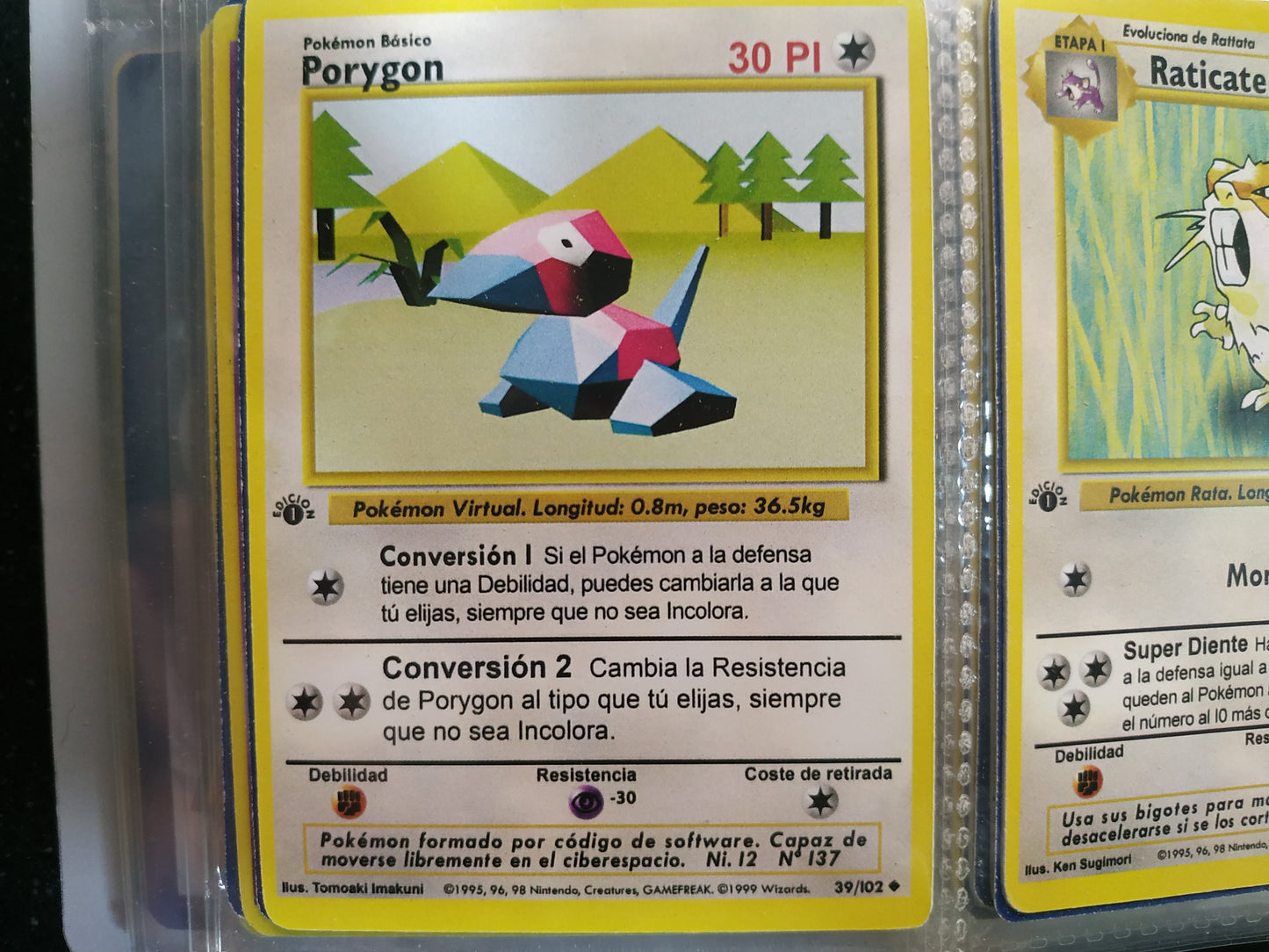 Carta Porygon Edición 1