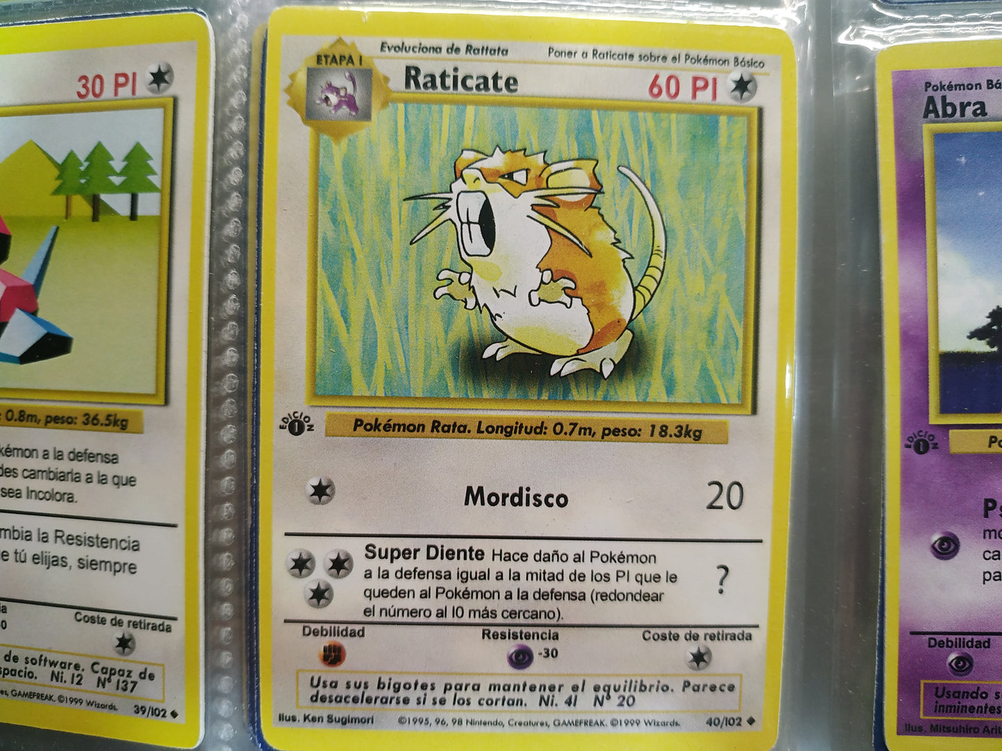 Carta Raticate Edición 1