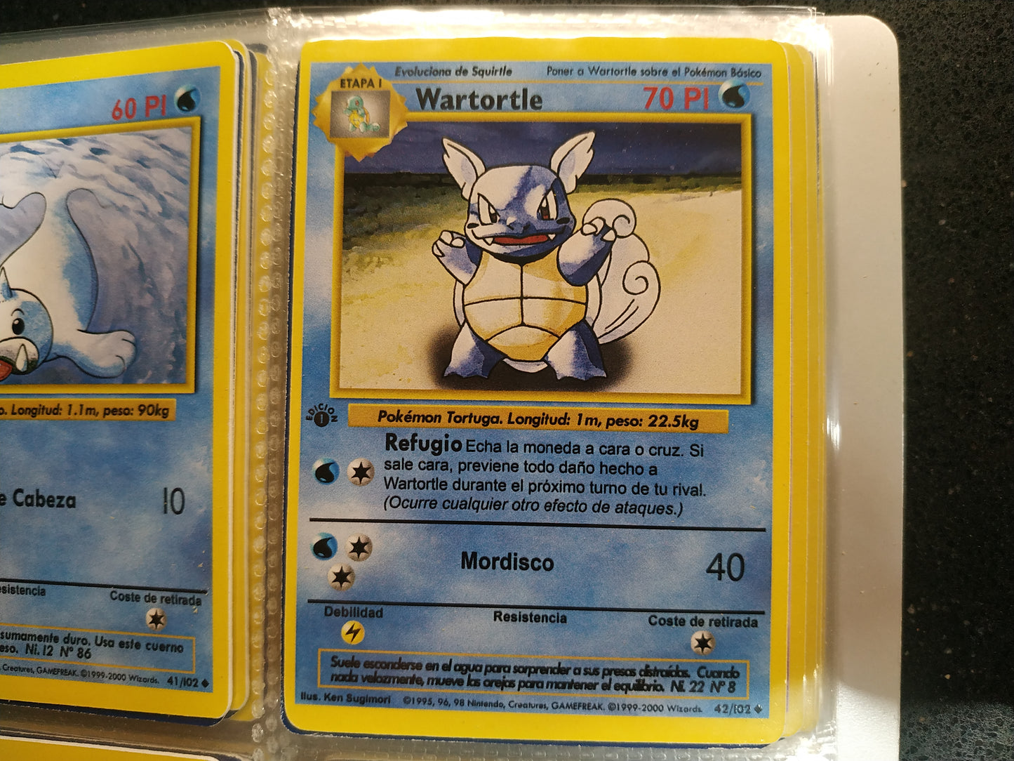 Carta Wartortle Edición 1