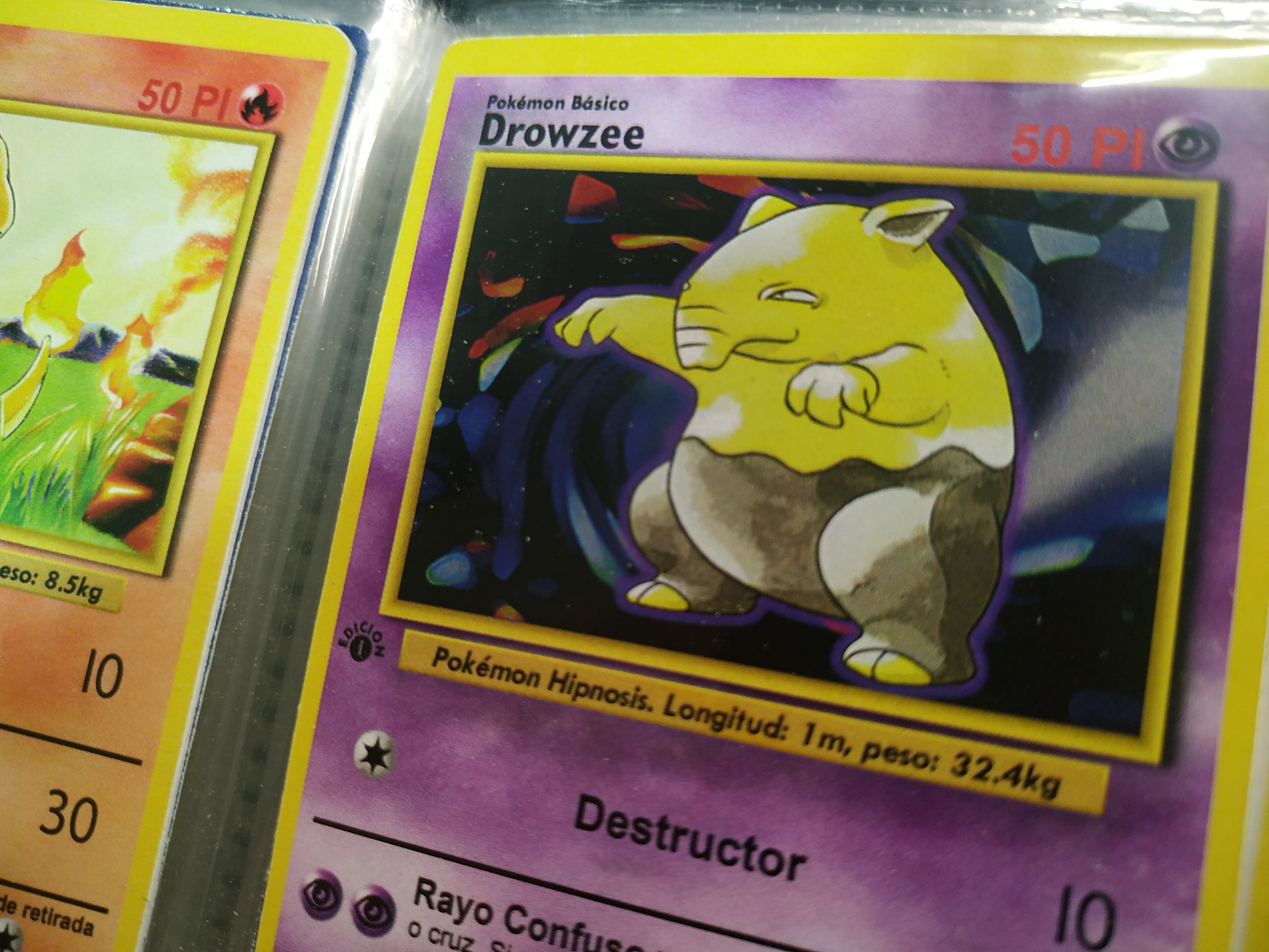 Carta Drowzee Edicin 1 RetroSotano Carta Drowzee Edicin 1 RetroSotano