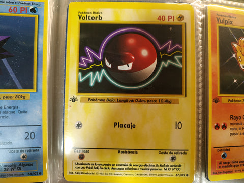 Carta Voltorb Edición 1