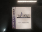 Manual de reemplazo Final Fantasy IV Advance