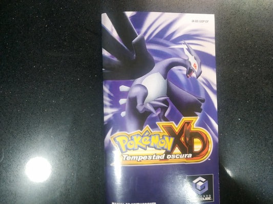 Manual de reemplazo Pokémon XD Tempestad Oscura