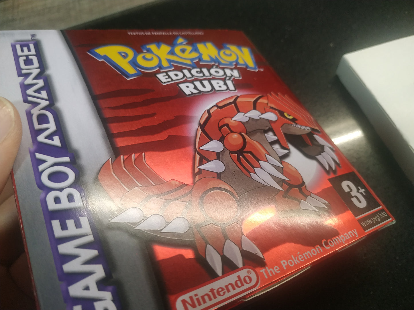 Caja de reemplazo Pokémon Rubí (Metalizada)