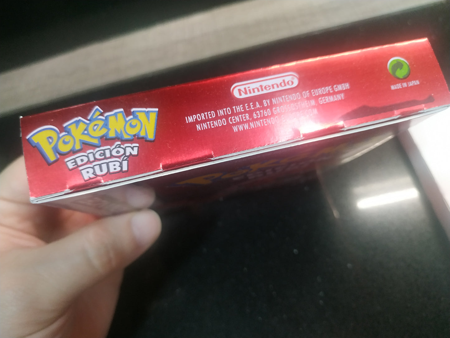 Caja de reemplazo Pokémon Rubí (Metalizada)