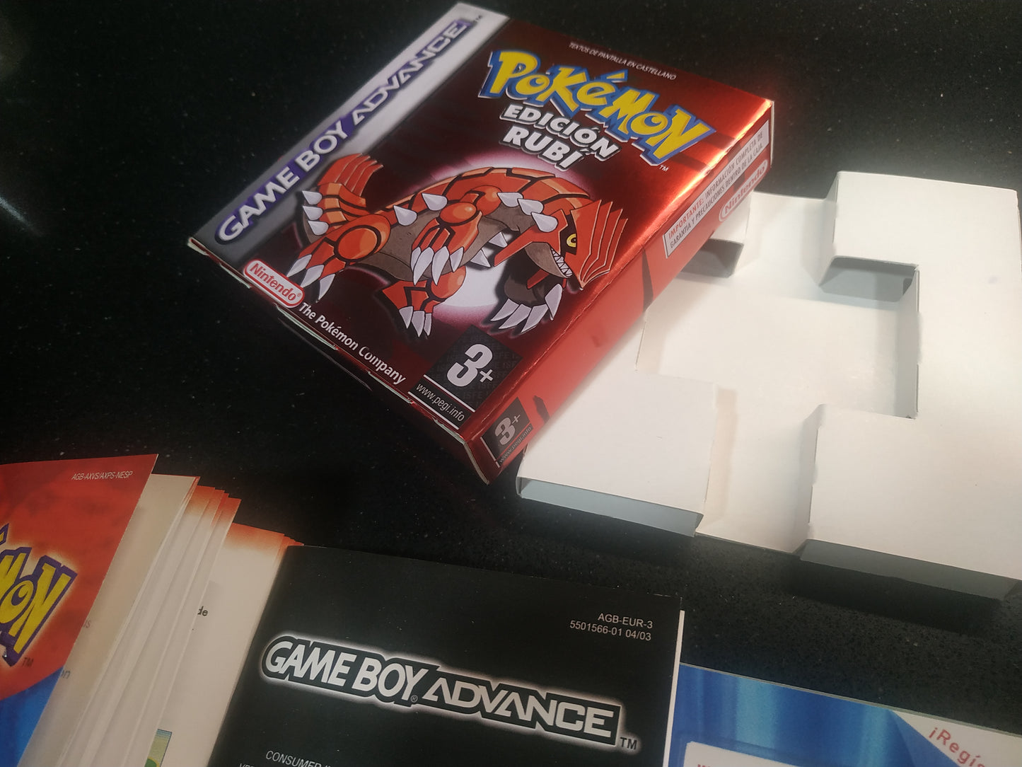 Caja de reemplazo Pokémon Rubí (Metalizada)