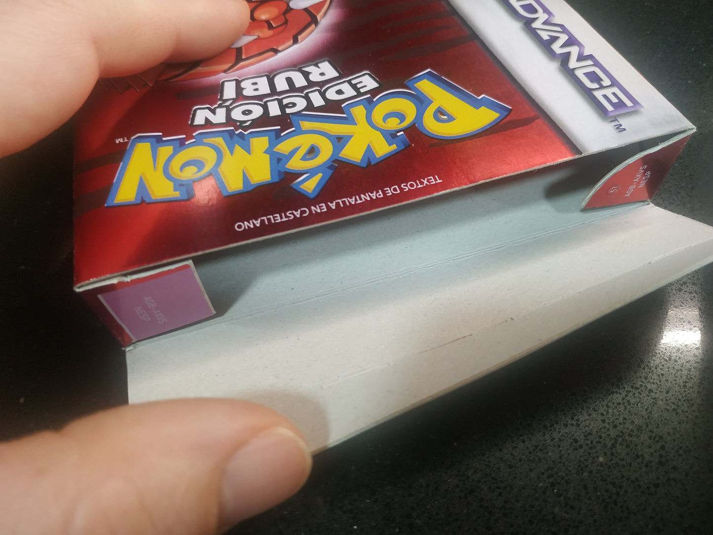 Caja de reemplazo Pokémon Rubí (Metalizada)