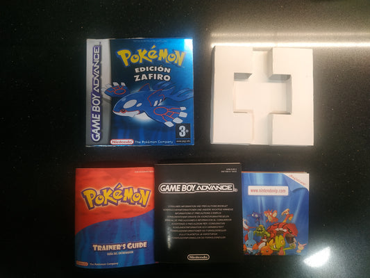 Caja de reemplazo Pokémon Zafiro (Metalizada)