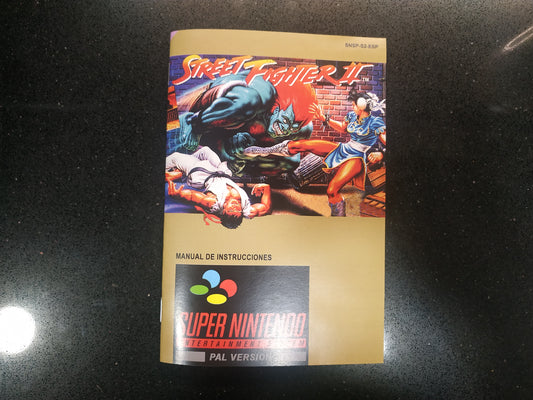 Manual de reemplazo Street Fighter 2