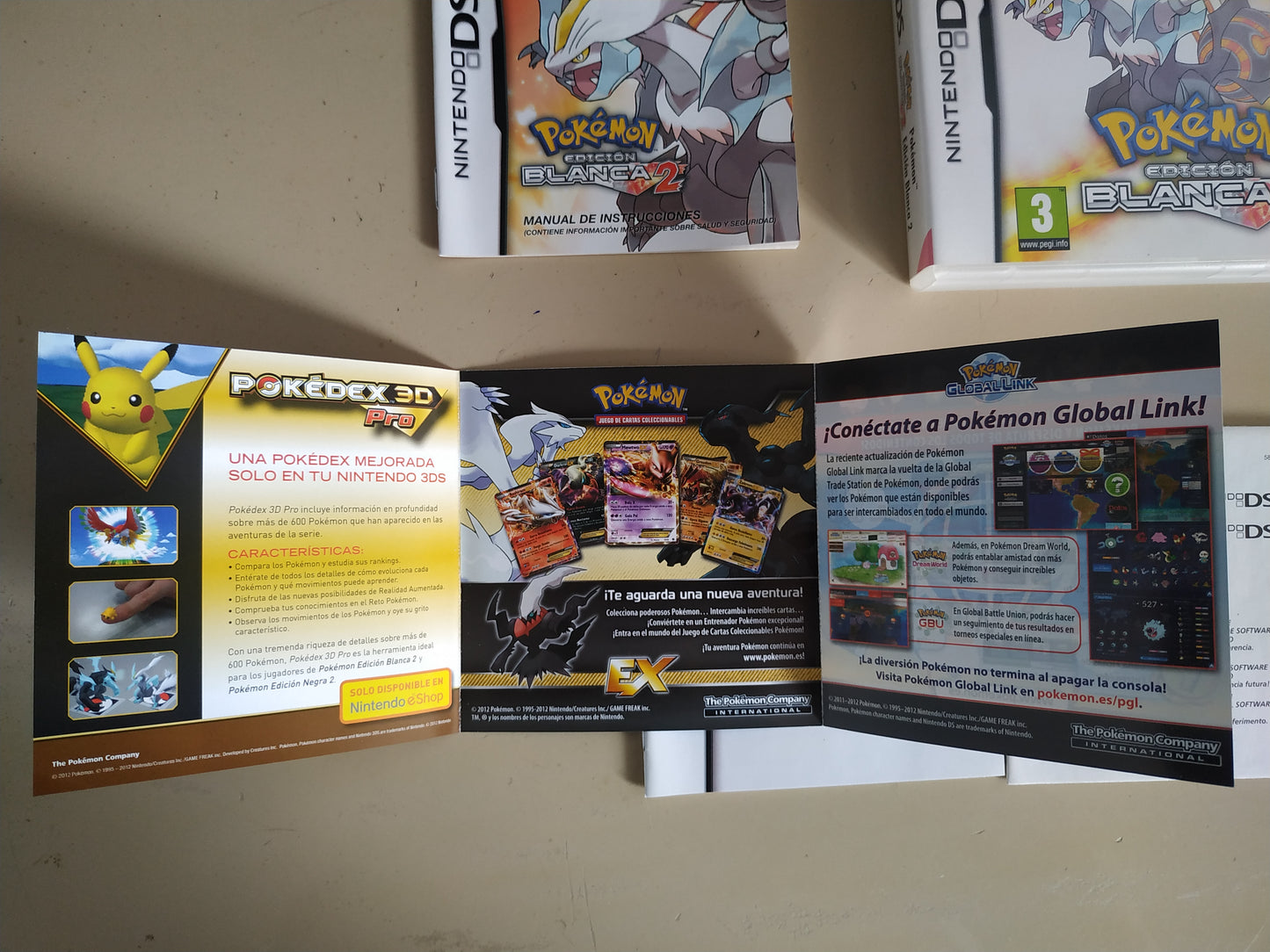 Caja de reemplazo Pokémon Edición Blanca 2