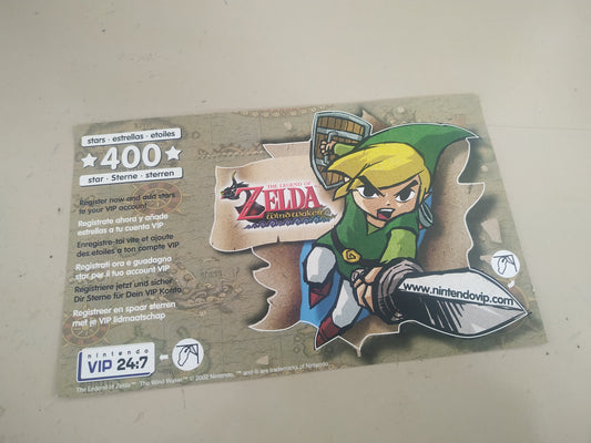Folleto de reemplazo VIP Zelda Wind Waker Limited Edition