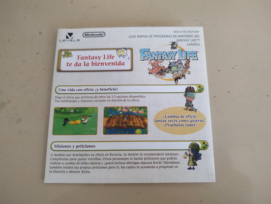 Manual de reemplazo Fantasy Life