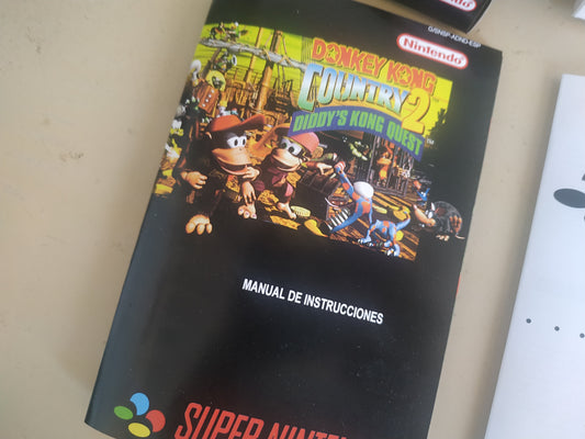 Manual de reemplazo Donkey Kong Country 2