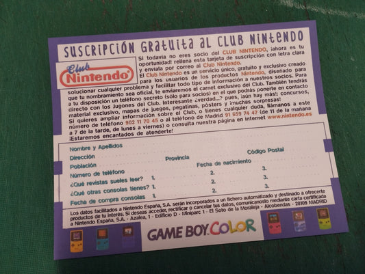 Postal Club Nintendo