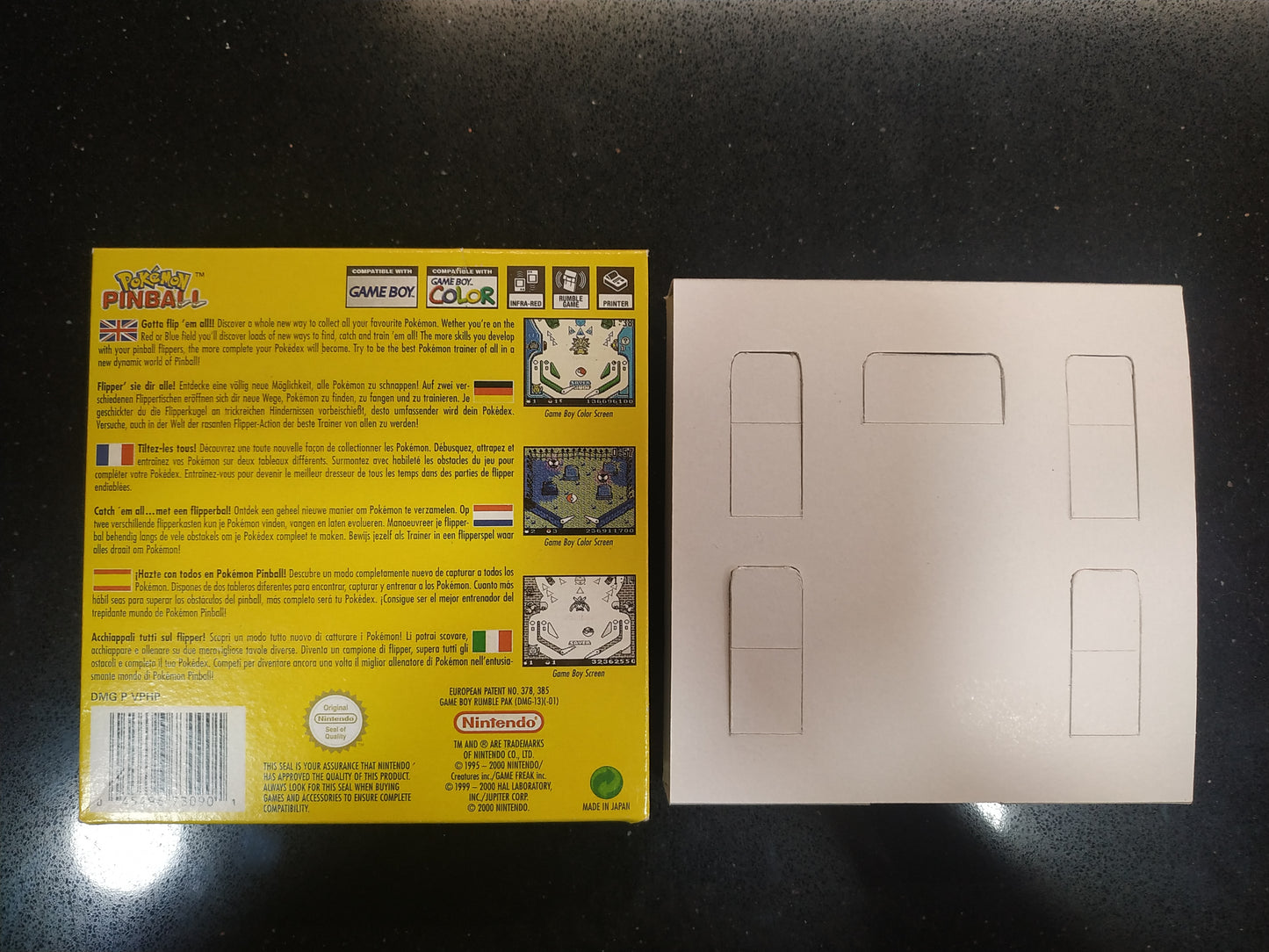 Insert Pokémon Pinball GBC