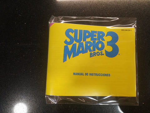 Manual de reemplazo Super Mario Bros 3