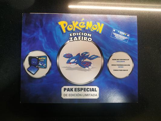 Caja Edición Especial Pokémon Zafiro