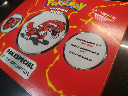 Caja Edición Especial Pokémon Rubí