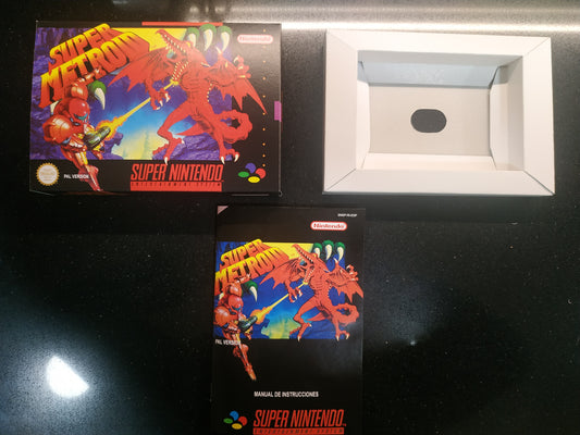 Caja de reemplazo Super Metroid