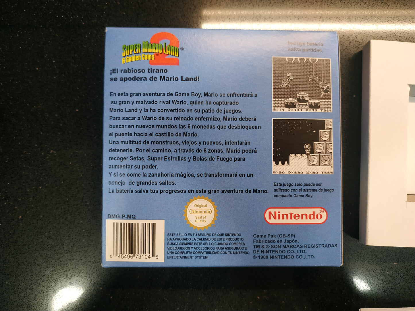 Caja de reemplazo Super Mario Land 2