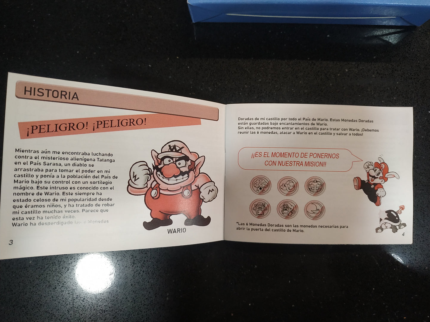 Caja de reemplazo Super Mario Land 2