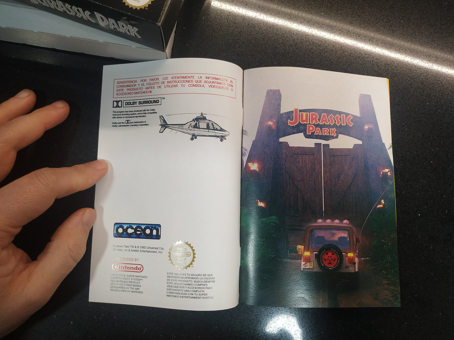 Caja de reemplazo Jurassic Park